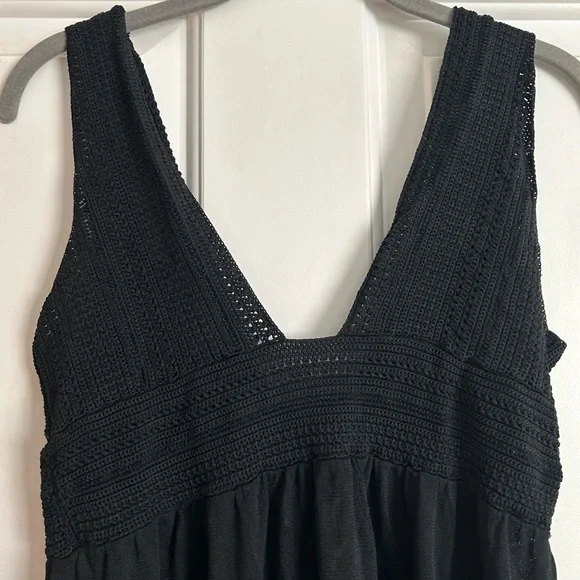 Black Silk Sleeveless Dress - Picture 7 of 7